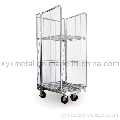 Exported Euro Style Metal Wire Mesh Roll Container